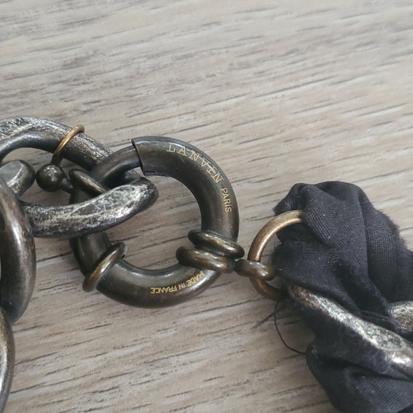 Lanvin mixed tone necklace with flower - Picture 6 of 11